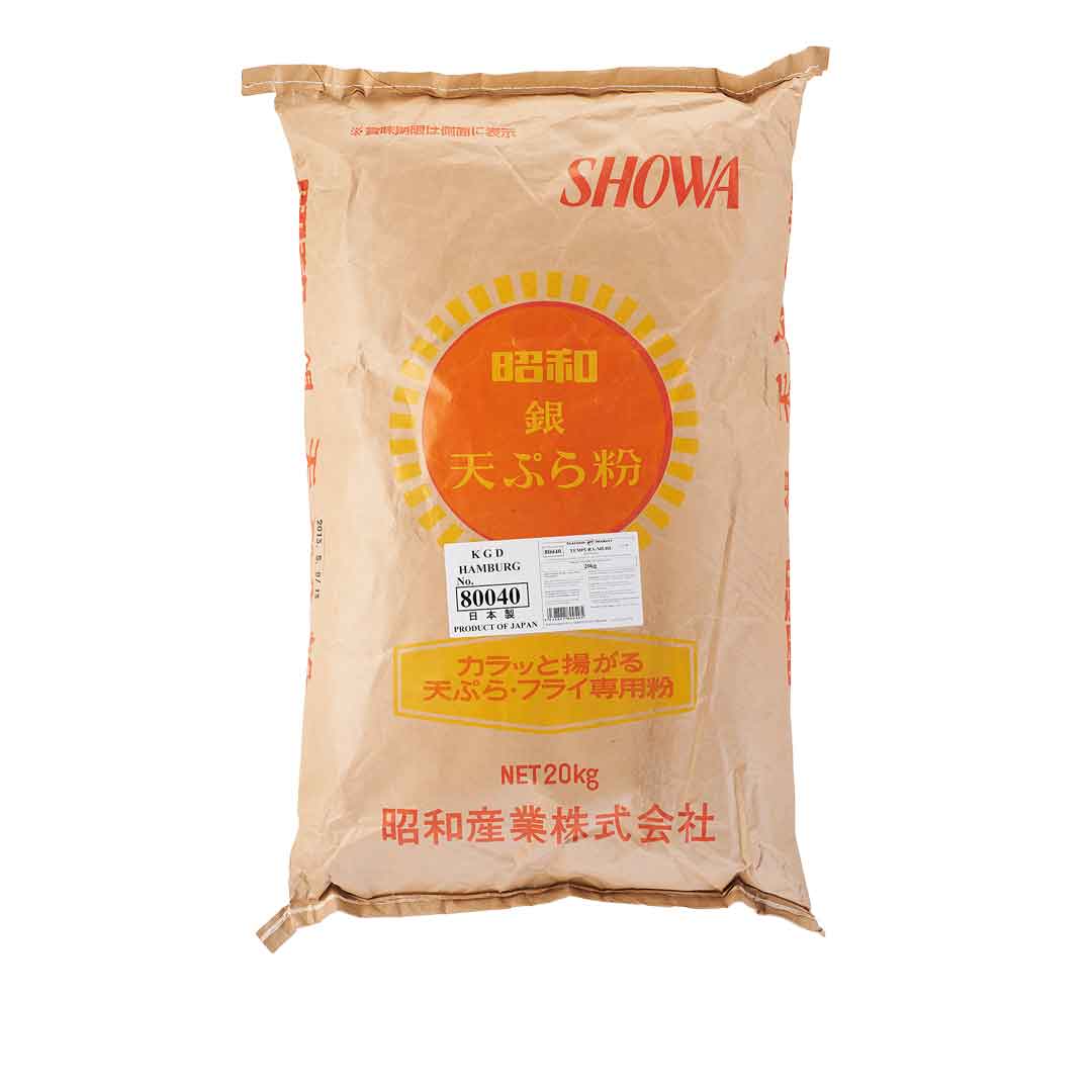 Showa Tempuramehl (Tempura-Backteigmischung) im 20-kg-Sack – Premium Qualität für Gastronomie und Großhandel, ideal für knusprigen Tempura-Backteig