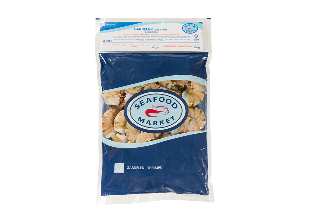 Verpackte Seafood Market Garnelen Easy Peel 1000 g