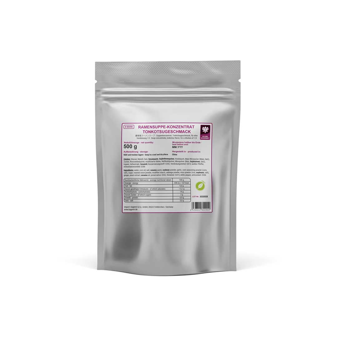 Silberbeutel Ramensuppe-Konzentrat Tonkotsugeschmack 500 g