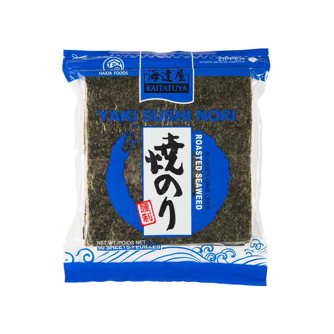 Globe Gourmet Nori Blue halb, Yakinori geröstete Seealgen