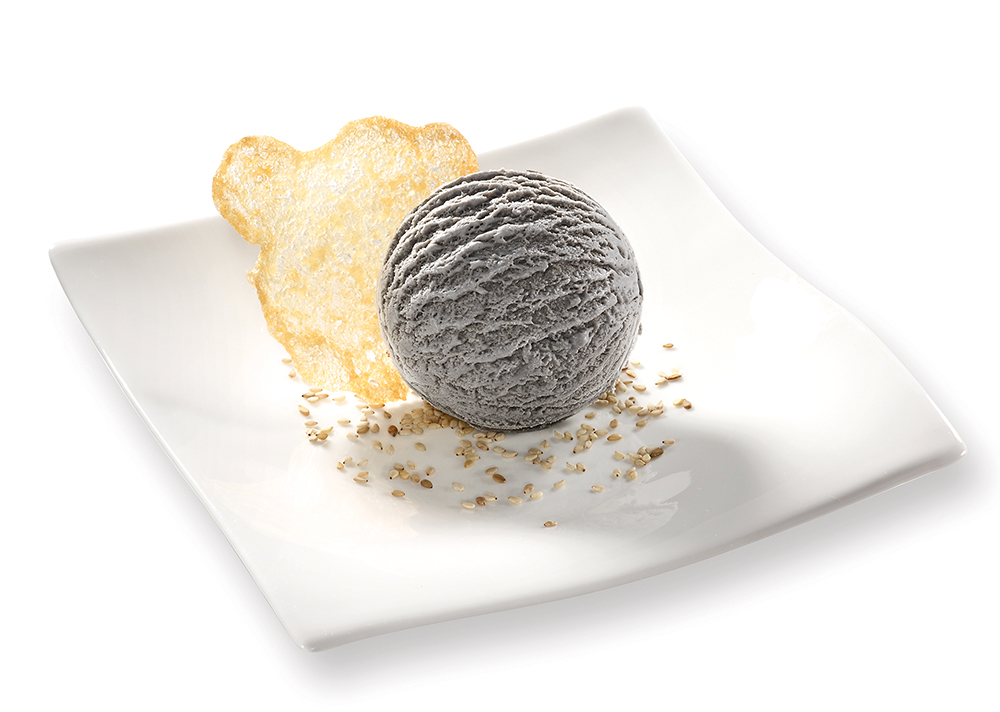 Schwarzer Sesam Eis