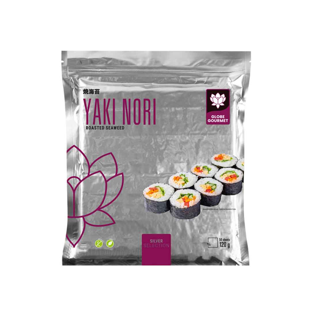 Globe Gourmet Yaki Nori geröstete Algenblätter für Sushi
